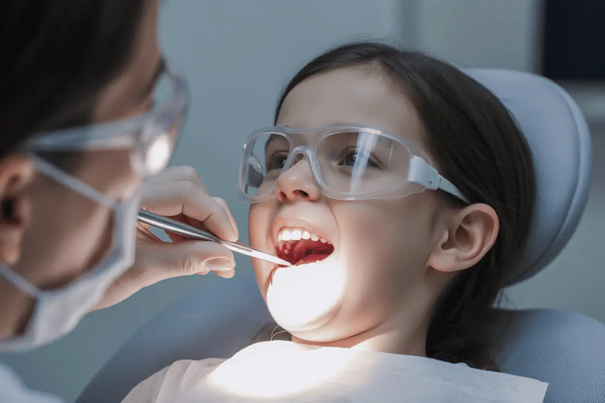 Первый визит ребенка к стоматологу: пломбирование молочных зубов без страха